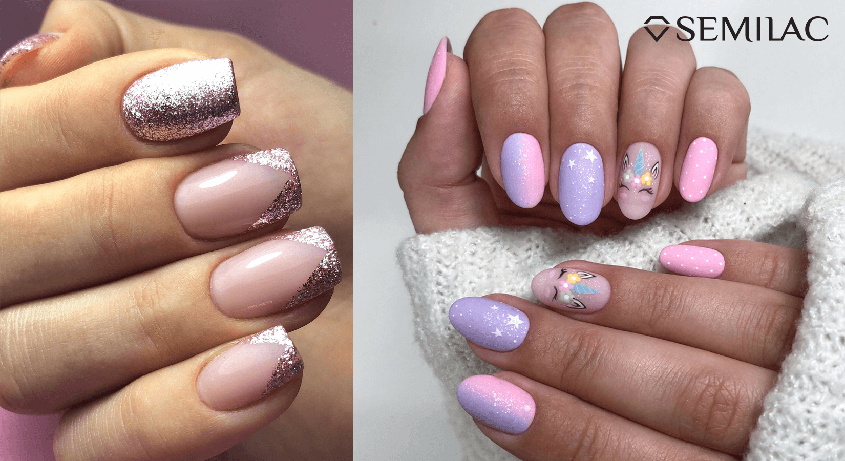 Short Nails with Geometric Elegance