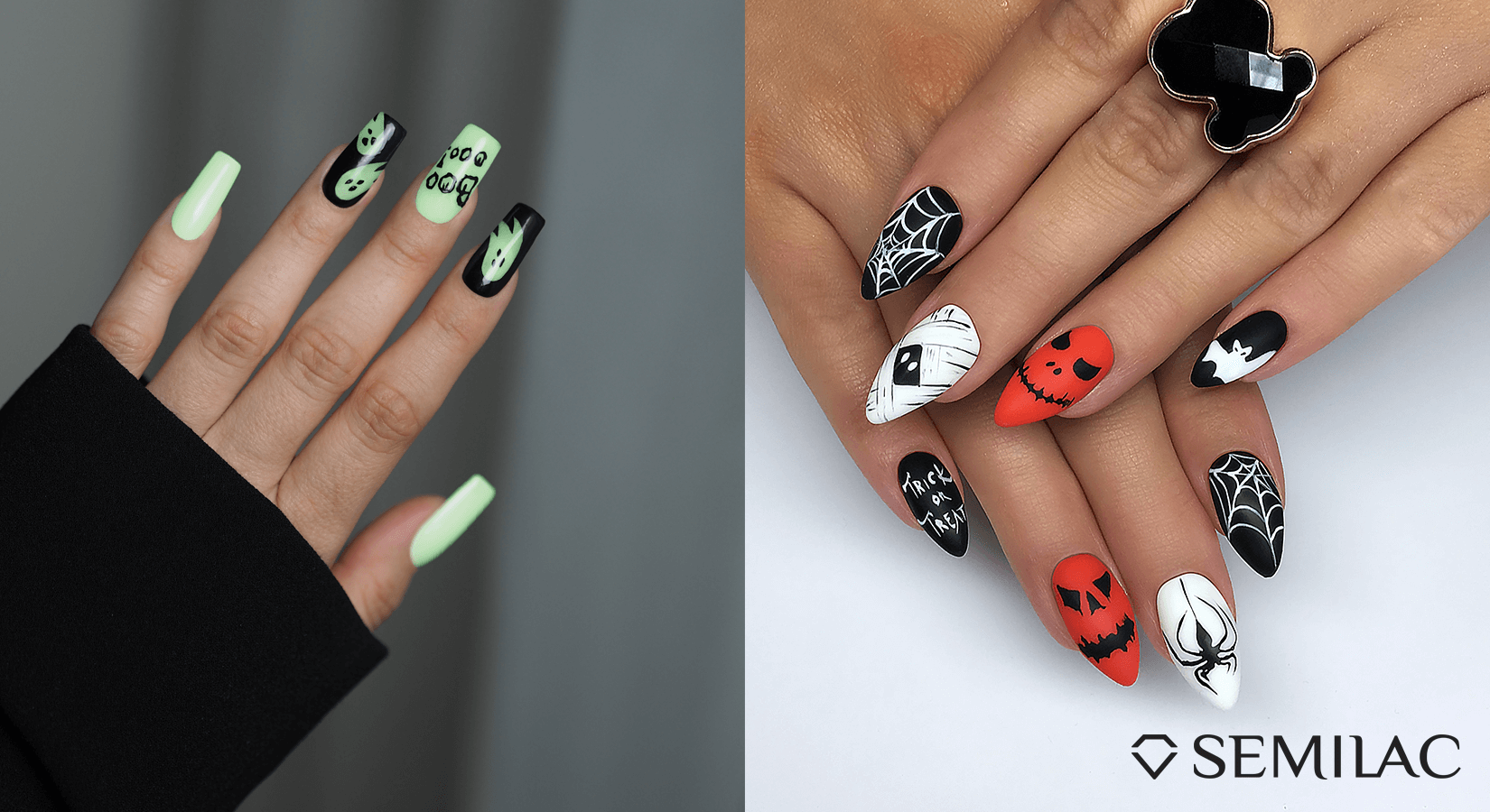 Halloween Bat Nail Design Ideas