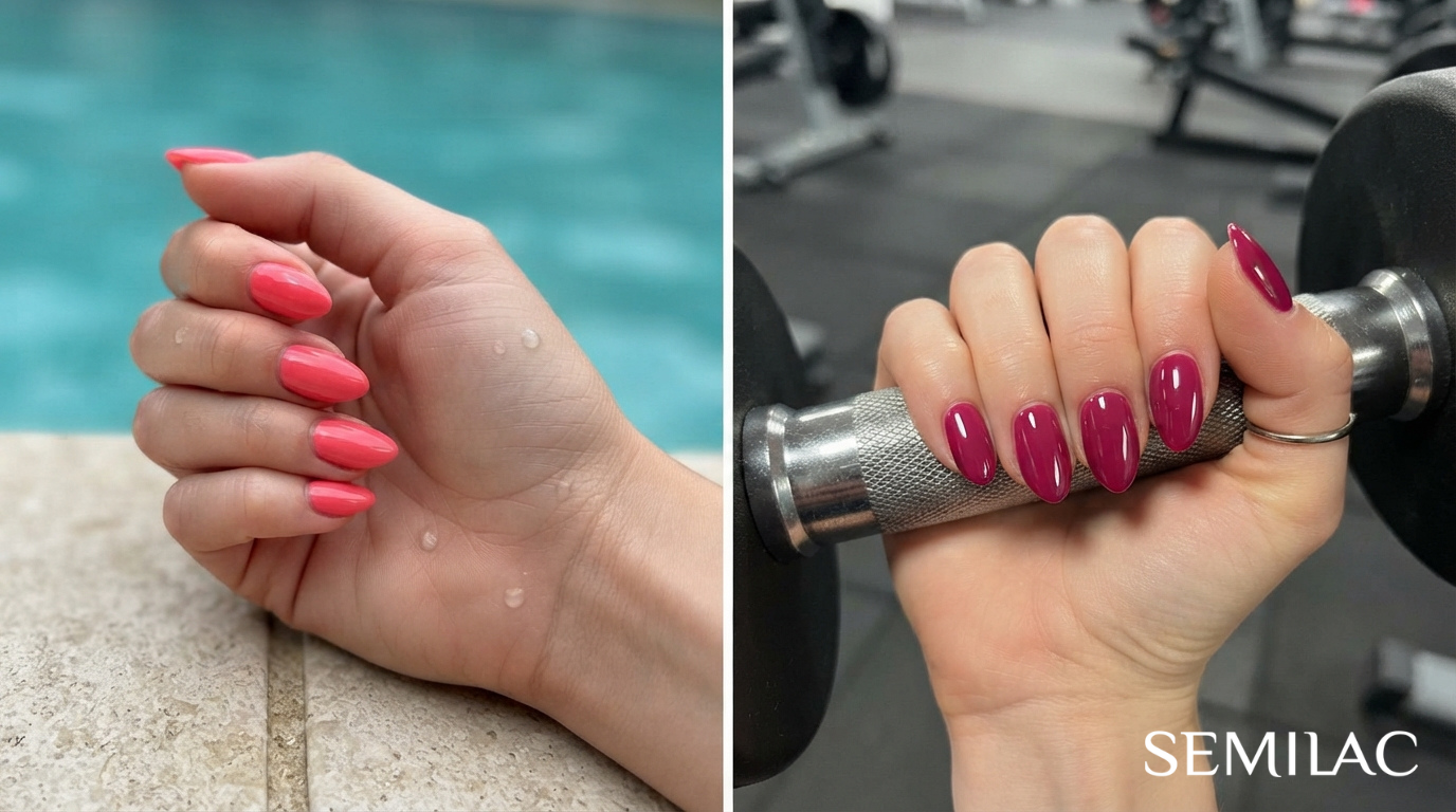 Gel Nails, Swimming and the Gym: What Actually Survives