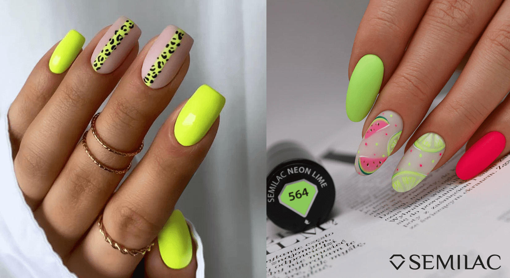 Neon UV Gel Nail Polishes: Brighten Up Your Look with Semilac