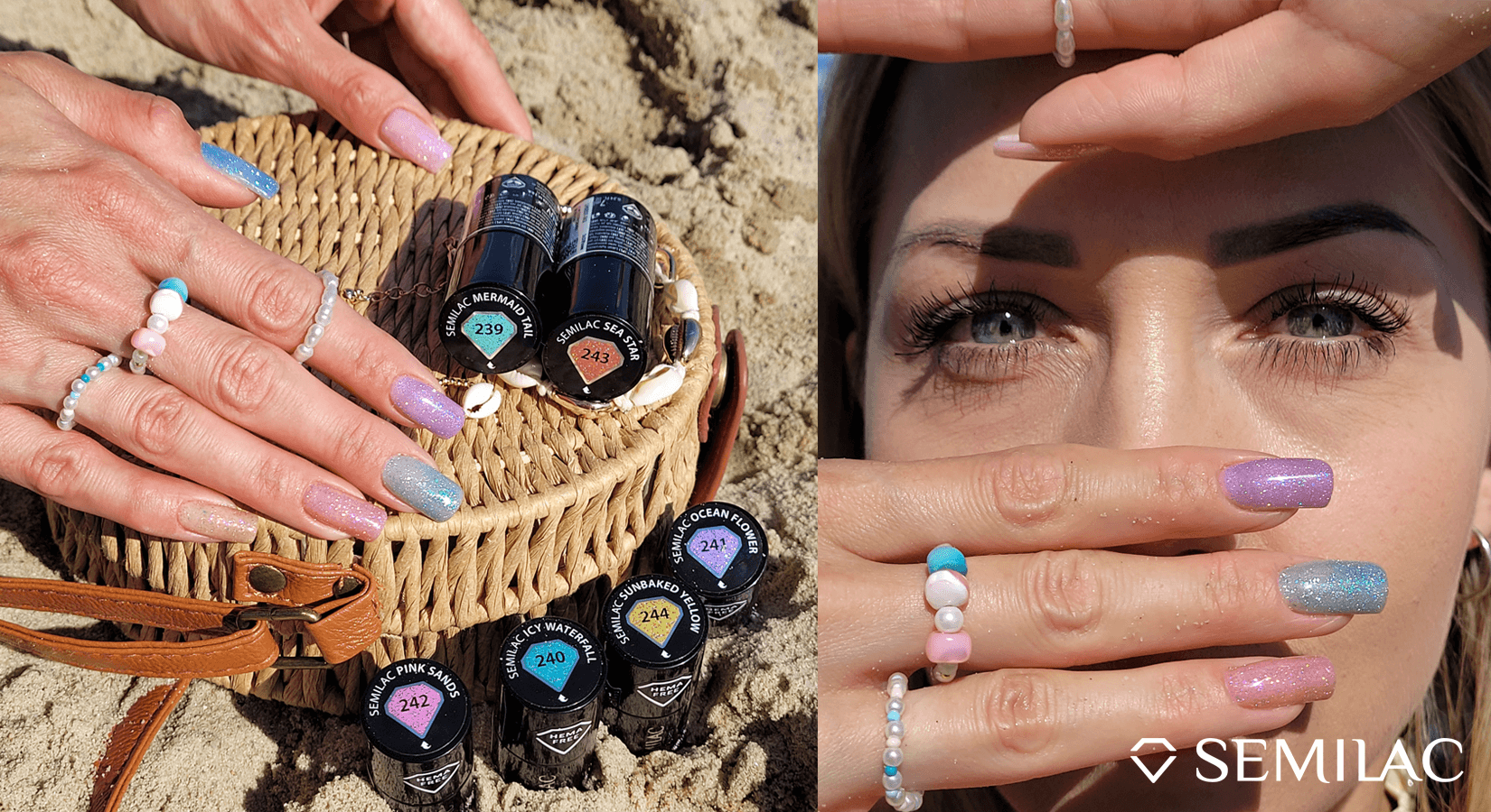 Beach Nails: Dive into Summer with Semilac's Seaqueen Collection