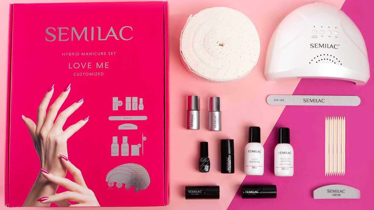 Celebrate Self-Love and Self-Care with the Semilac Love Me Gel Nail Set