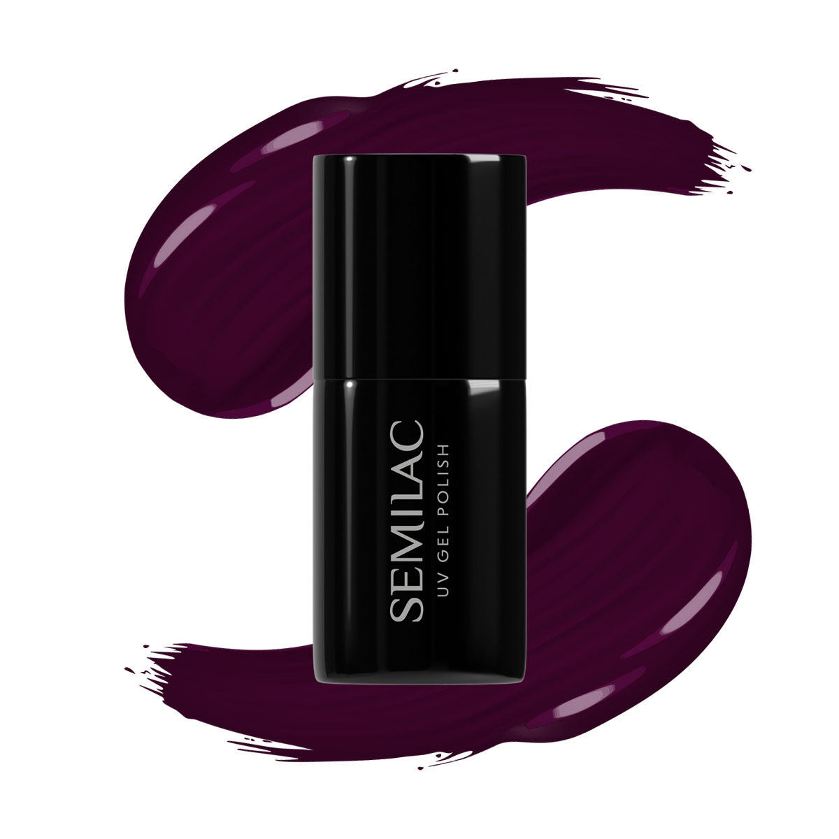 Semilac 099 Dark Purple Wine UV Gel Polish 7ml - Semilac UK