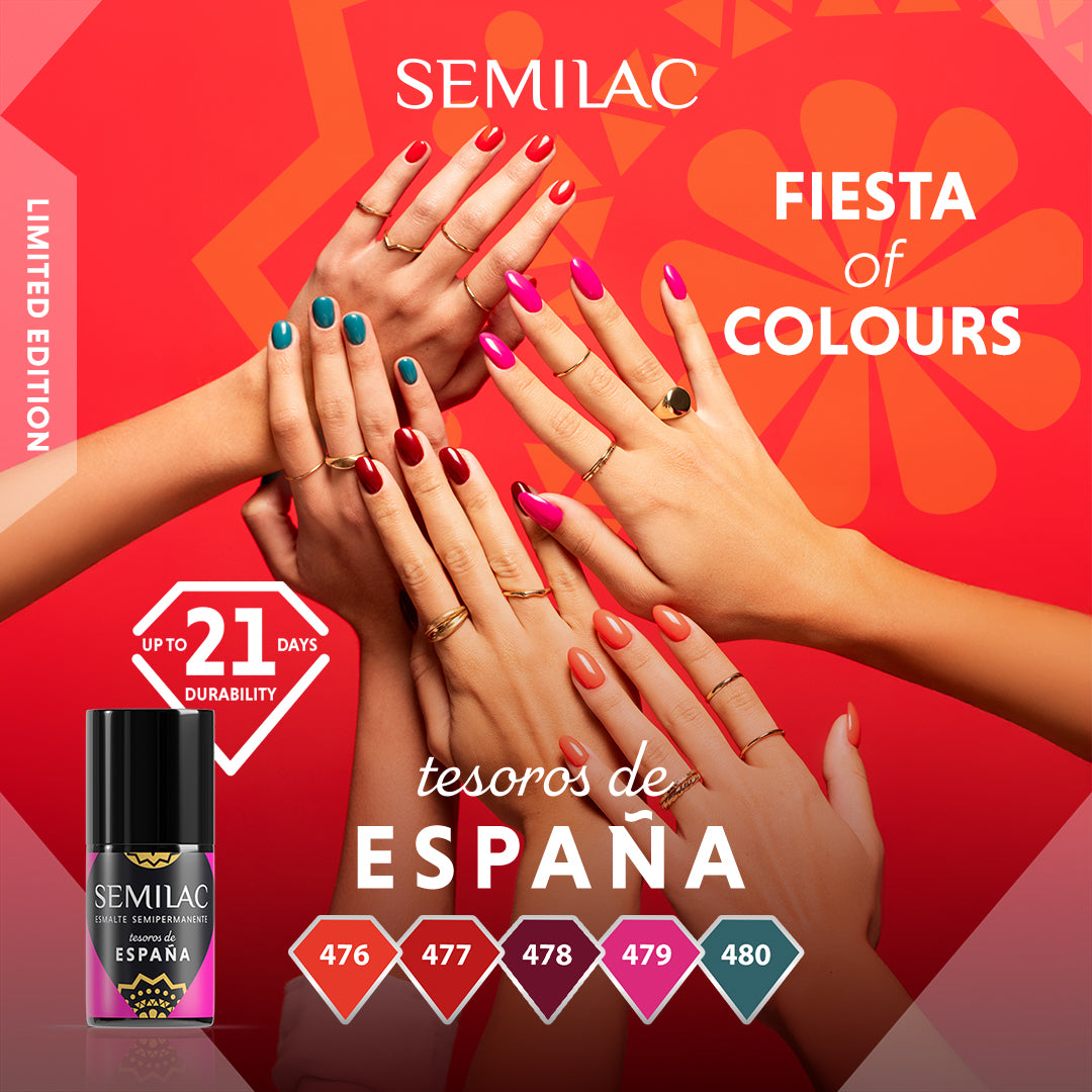 Semilac Limited Collection Tesoros De Espana + FREE COLOUR SWATCHES