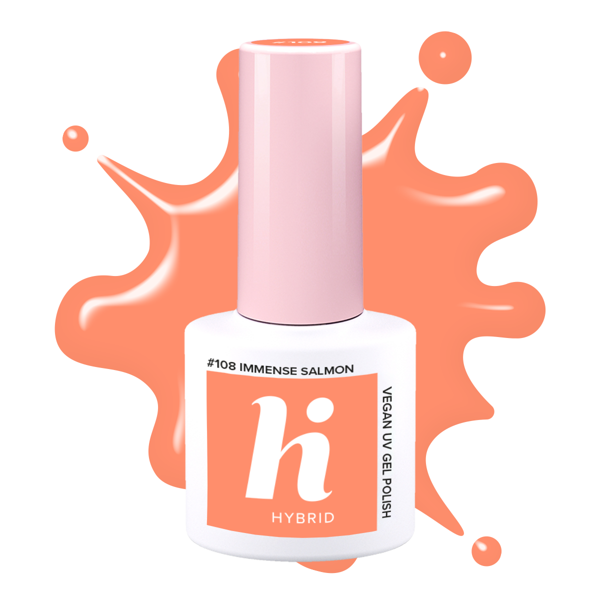 Hi Hybrid 108 Immense Salmon UV Gel Polish 5ml