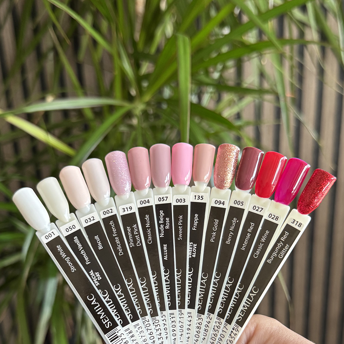 Semilac Starter Set Colours of 15 Best Sellers + FREE COLOUR SWATCHES