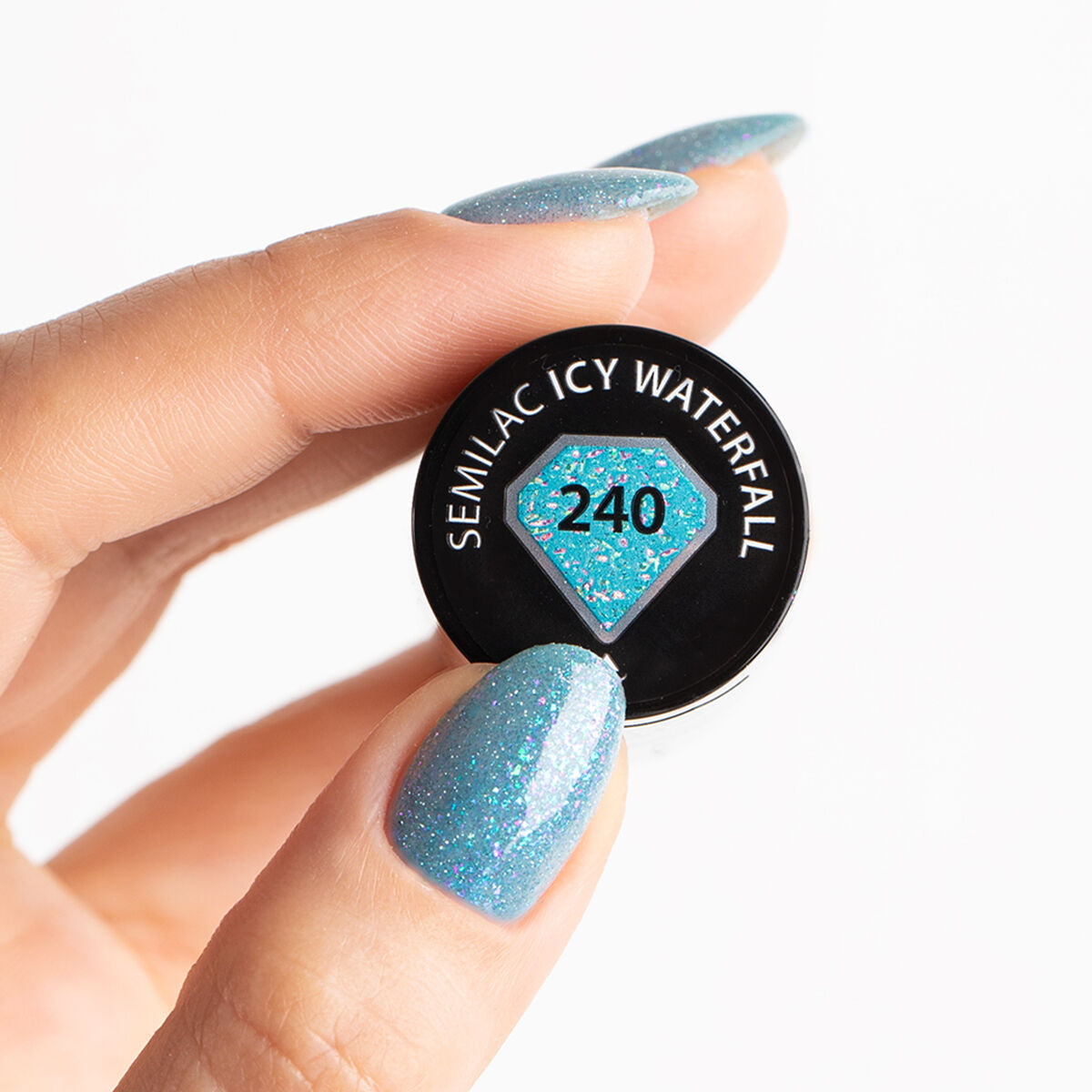 Semilac 240 Icy Waterfall UV Gel Polish 7ml - Semilac UK