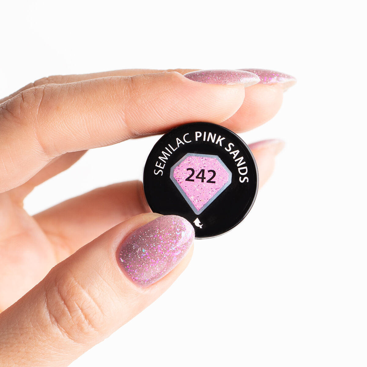 Semilac 242 Pink Sands UV Gel Polish 7ml - Semilac UK
