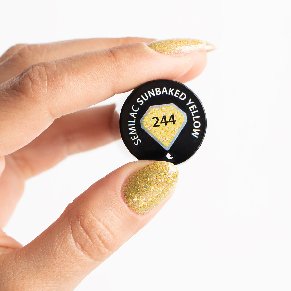 Semilac 244 Sunbaked Yellow UV Gel Polish 7ml - Semilac UK