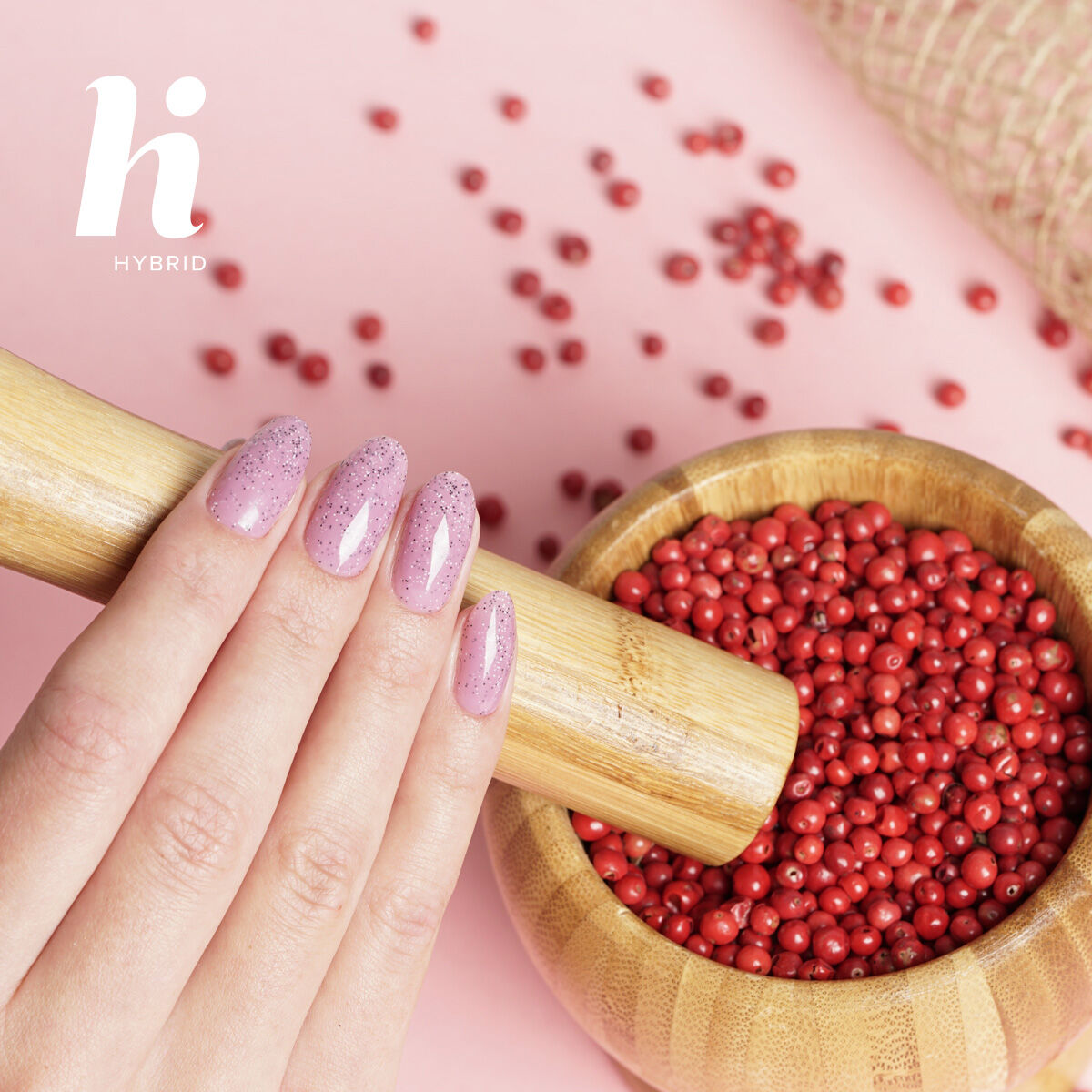 Hi Hybrid 268 Pink Peppercorn UV Gel Polish 5ml