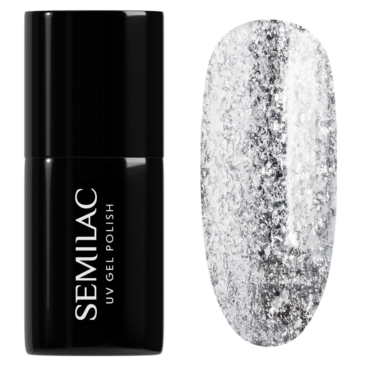 Semilac 292 Silver Shimmer UV Gel Polish