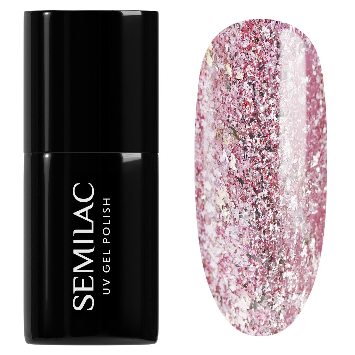 Semilac 293 Rose Gold Shimmer UV Gel Polish