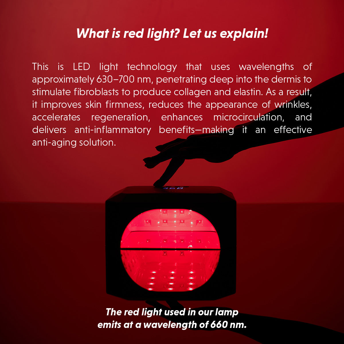 Semilac UV LED Lamp 24/48W Diamond - Multi LED Red Light System