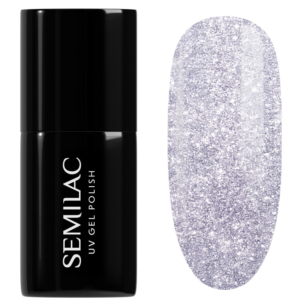 Semilac 461 Hollywood Silver HEMA Free UV Gel Polish