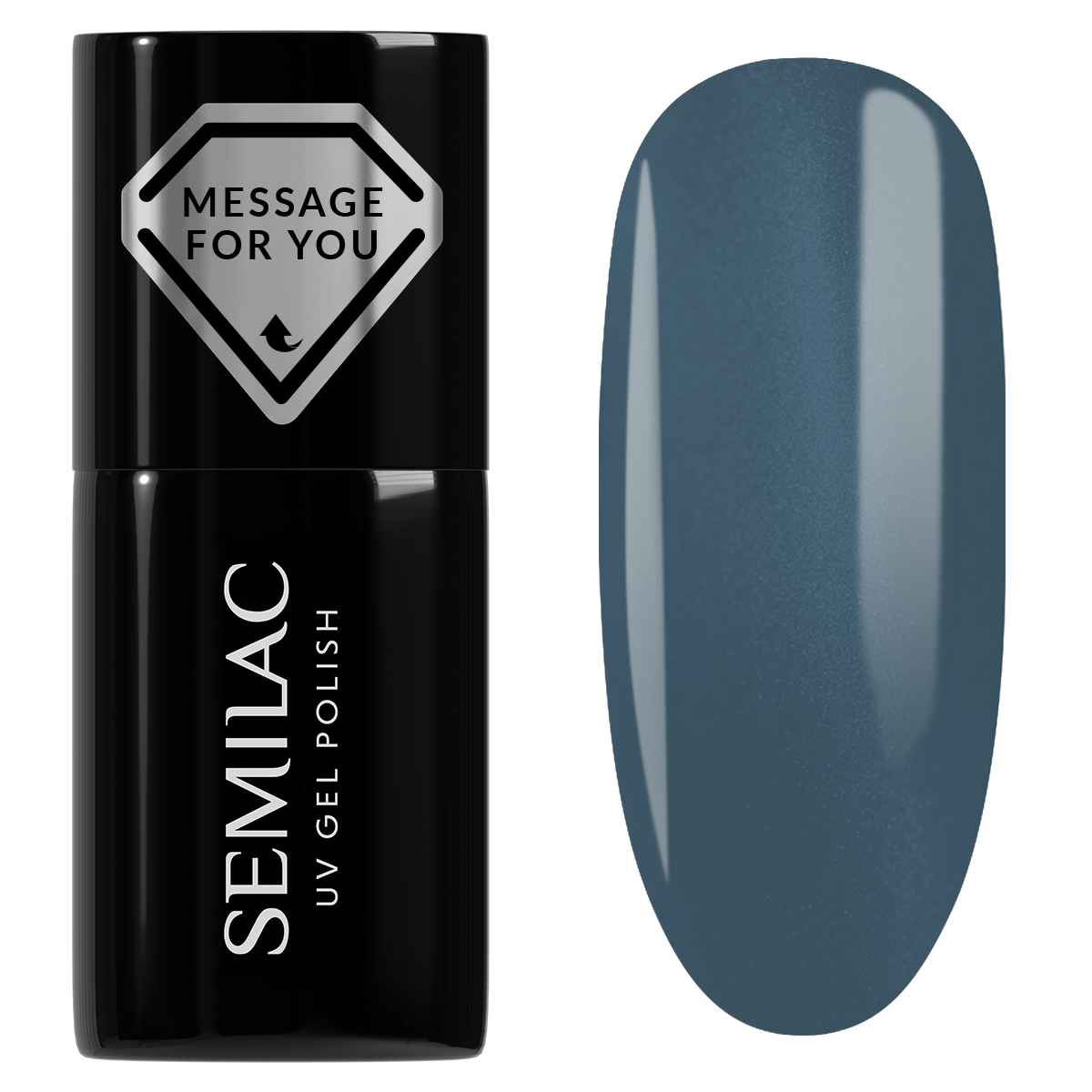 Semilac 739 Teal Jelly Gloss UV Gel Polish