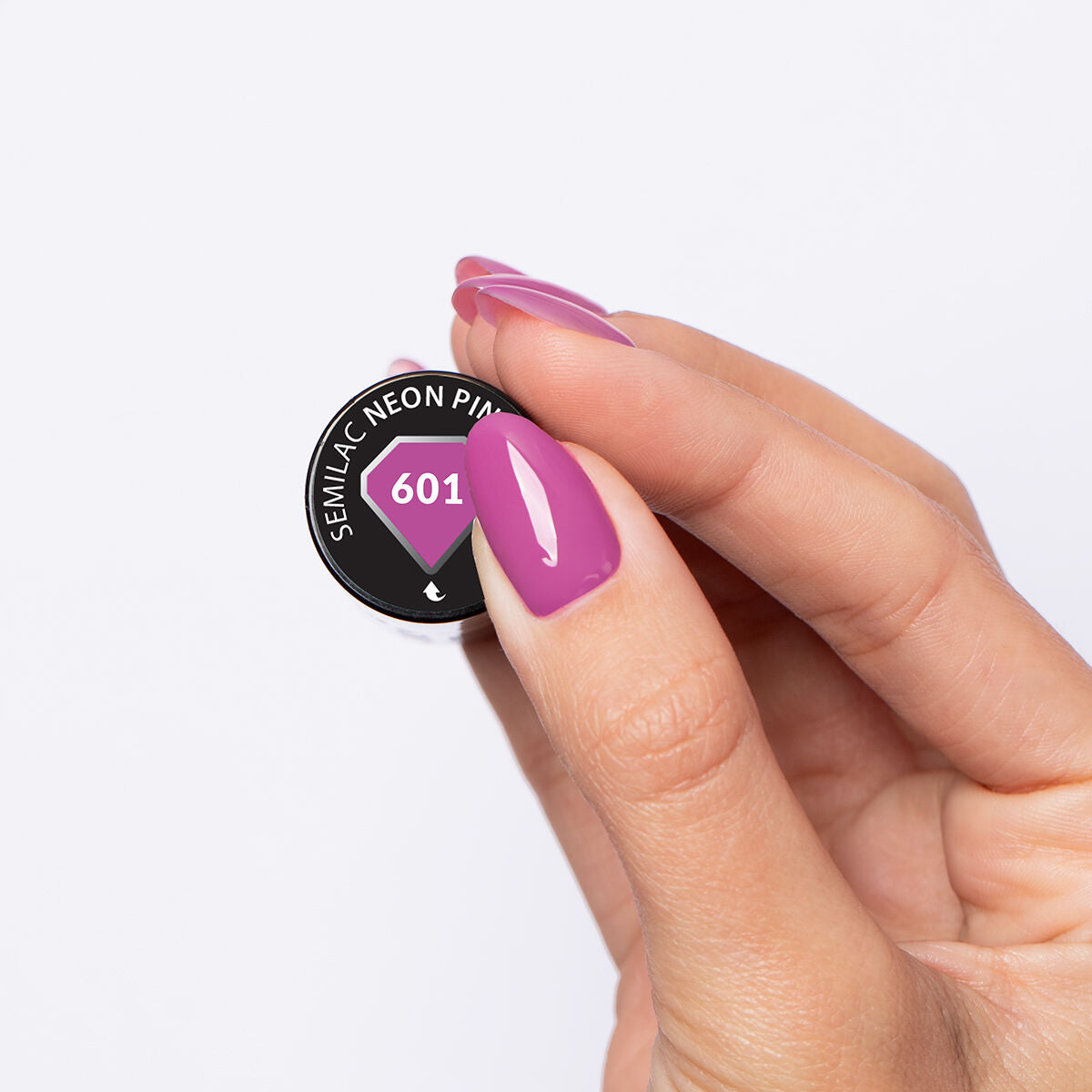Semilac 601 Neon Pink Punch UV Gel Polish 7ml - Semilac UK