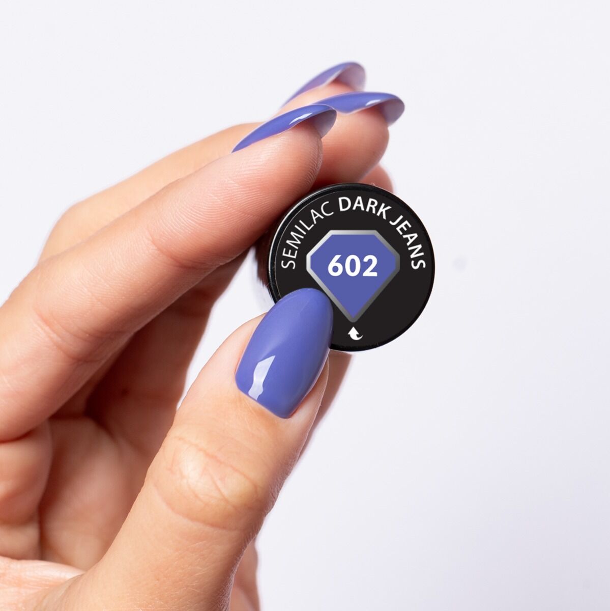 Semilac 602 Dark Jeans UV Gel Polish 7ml - Semilac UK