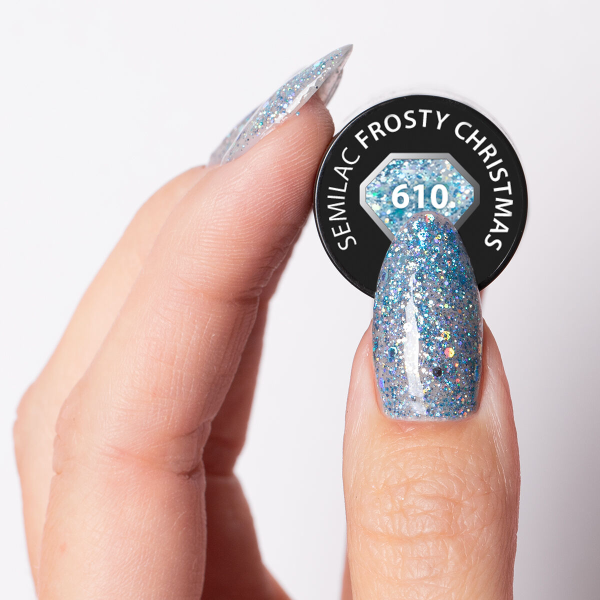 Semilac 610 Frosty Christmas UV Gel Polish