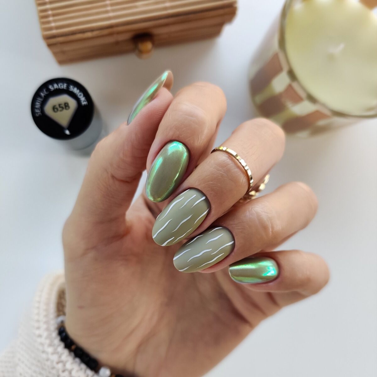 Semilac 658 Sage Smoke UV Gel Polish