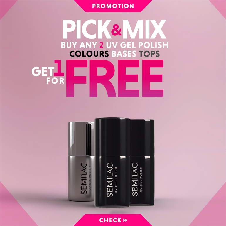 PICK & MIX - BUY ANY 2 UV GEL POLISH COLOURS / BASES / TOPS & GET 1 FOR FREE