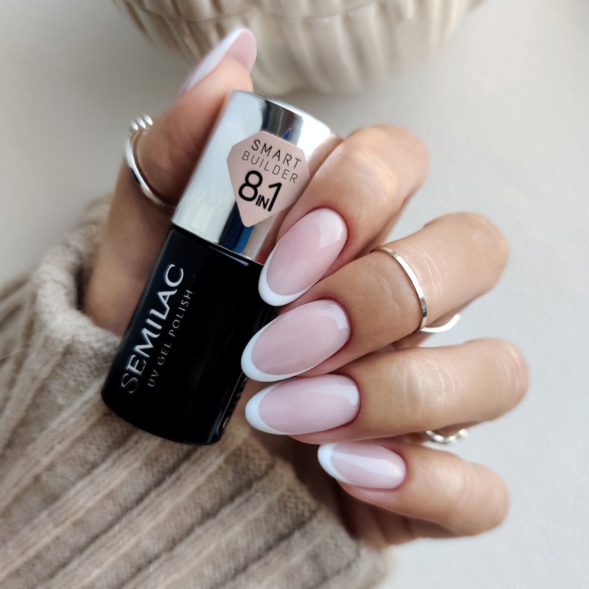 Semilac Smart Builder 803 Delicate Pink - Builder Gel in a Bottle