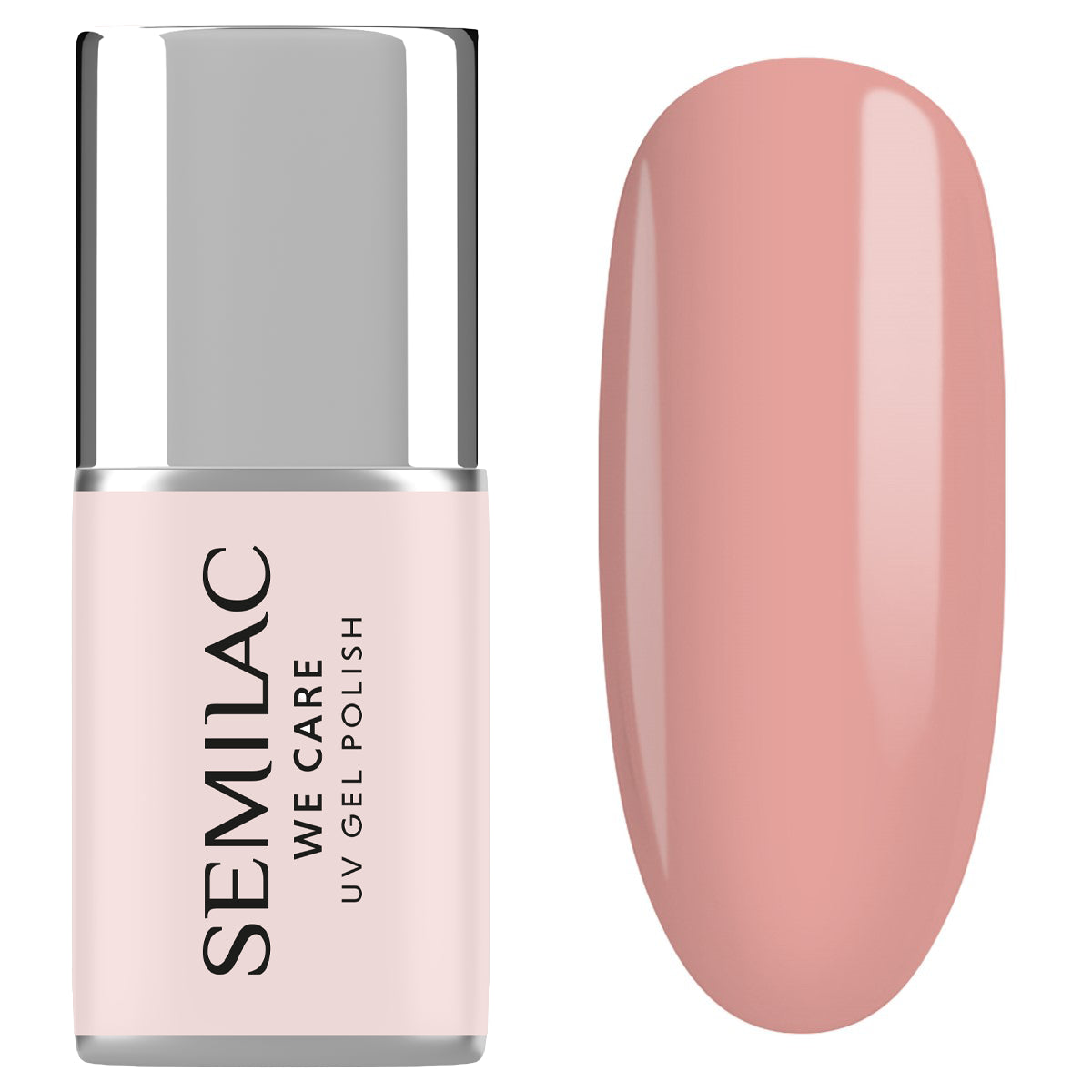 Semilac Extend Care 5in1 817 Dirty Peach UV Gel Polish 11ml - Builder Gel in a Bottle