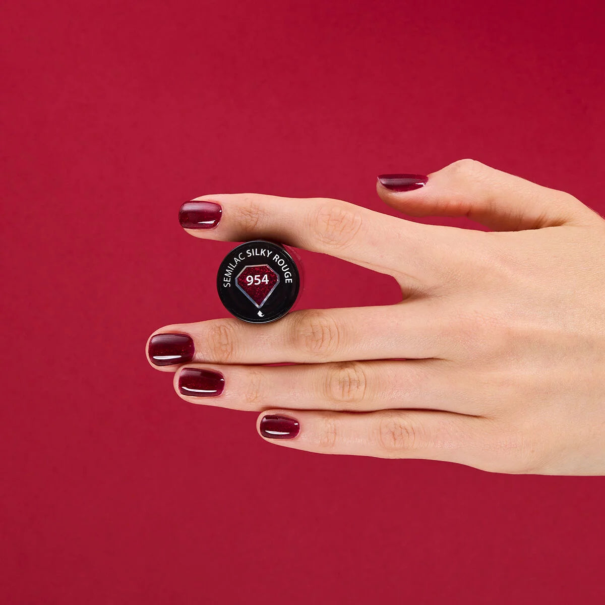 Semilac 954 Silky Rouge UV Gel Polish