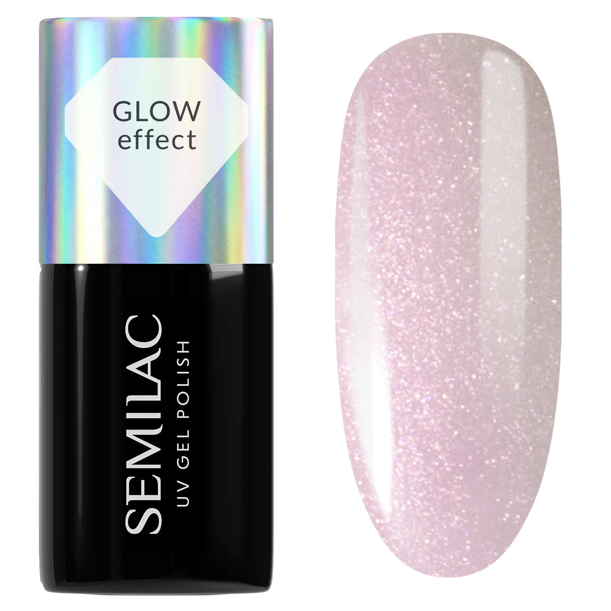 Semilac 987 Cream Pink Glow UV Gel Polish