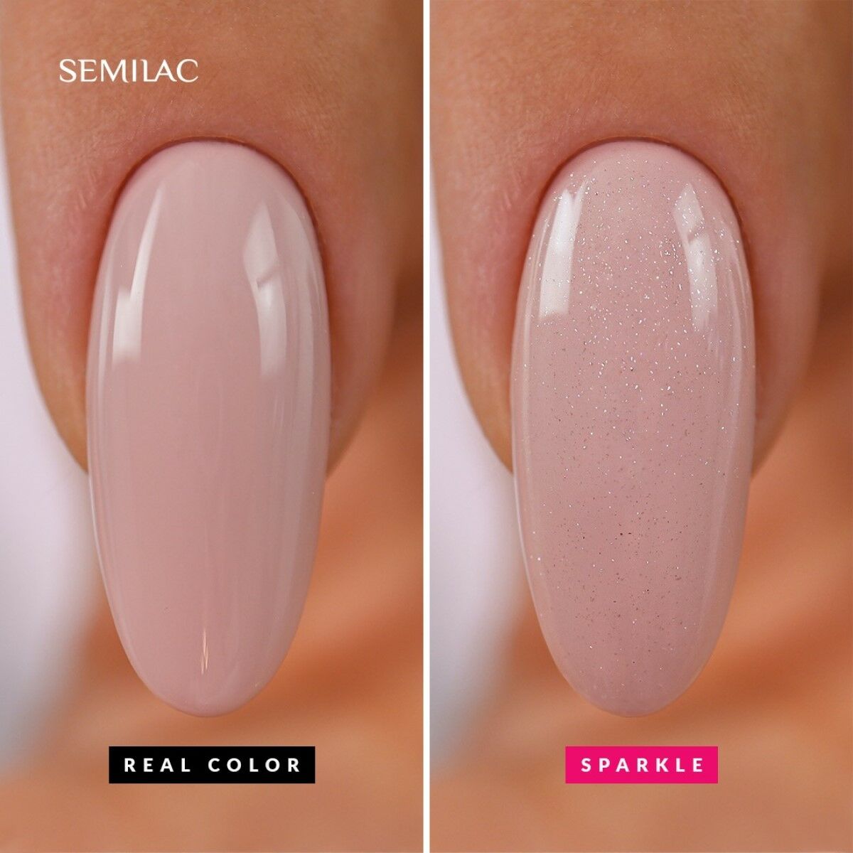 Semilac Top No Wipe Sparkle Diamond UV Gel 7 ml - Semilac UK