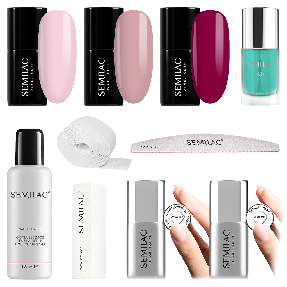 Semilac Classic Colours Starter Set