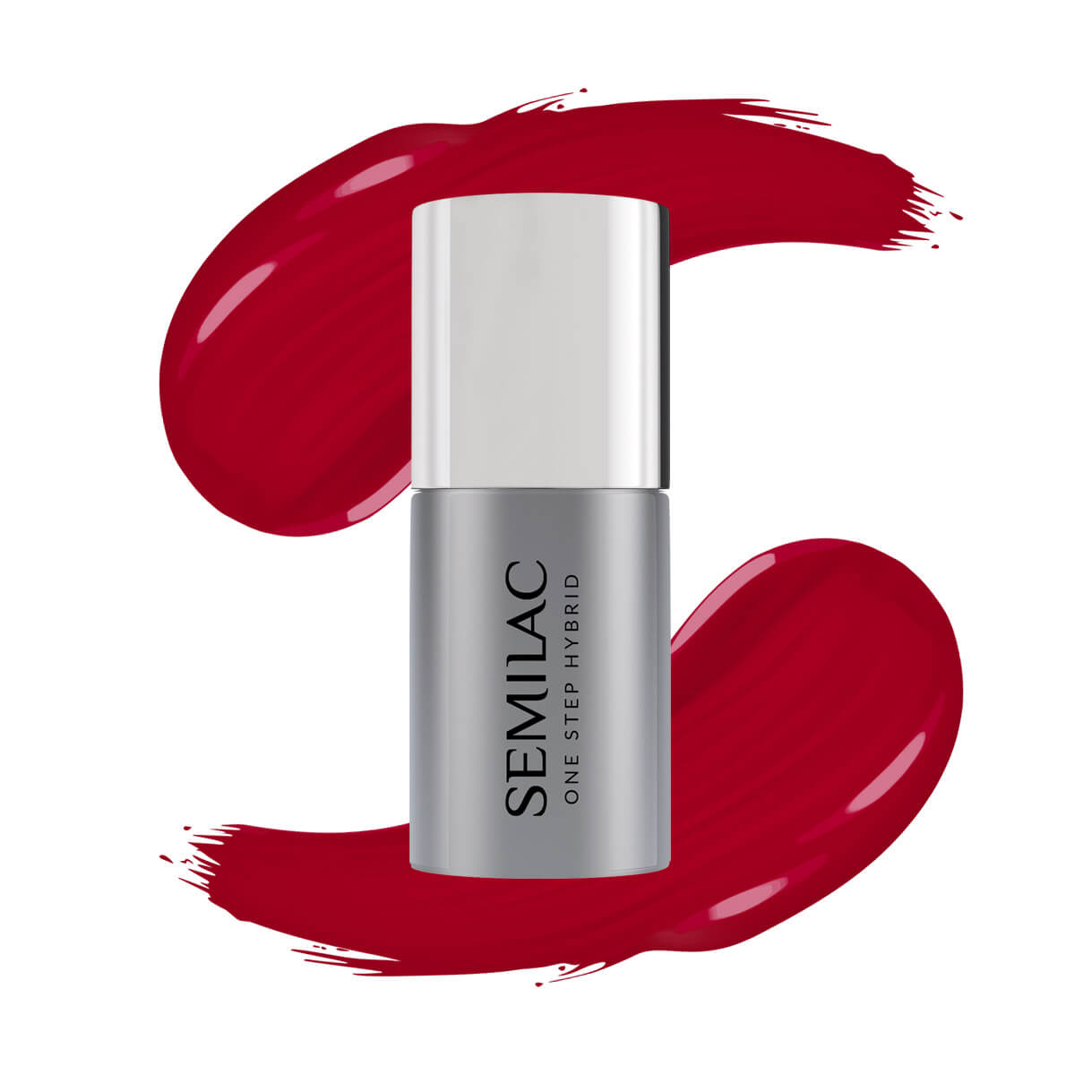 Semilac One Step Gel Polish Bottle 5ml 550 Pure Red - Semilac UK