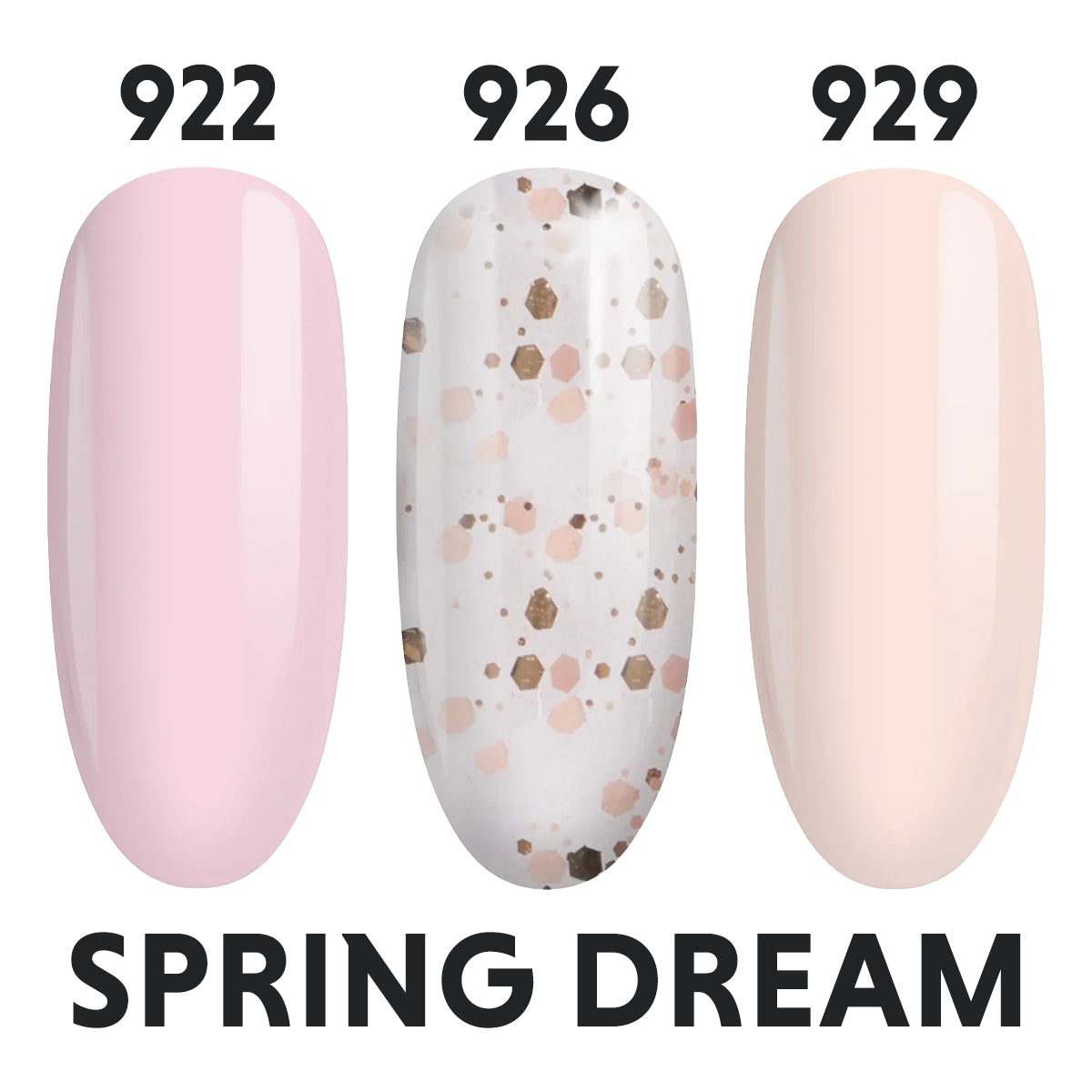 Semilac UV Gel Polish Starter Set LOVE ME 48W Lamp- 3 Full Size Colours Included!