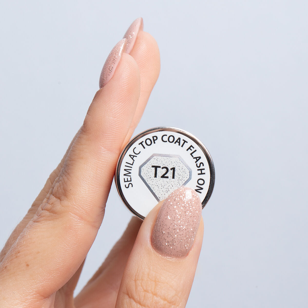 Semilac Top Coat Flash On T21 UV Gel Polish 7ml - Semilac UK