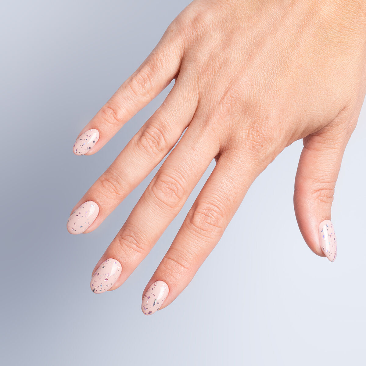 Semilac Top Coat Flower Flakes T22 UV Gel Polish 7ml - Semilac UK