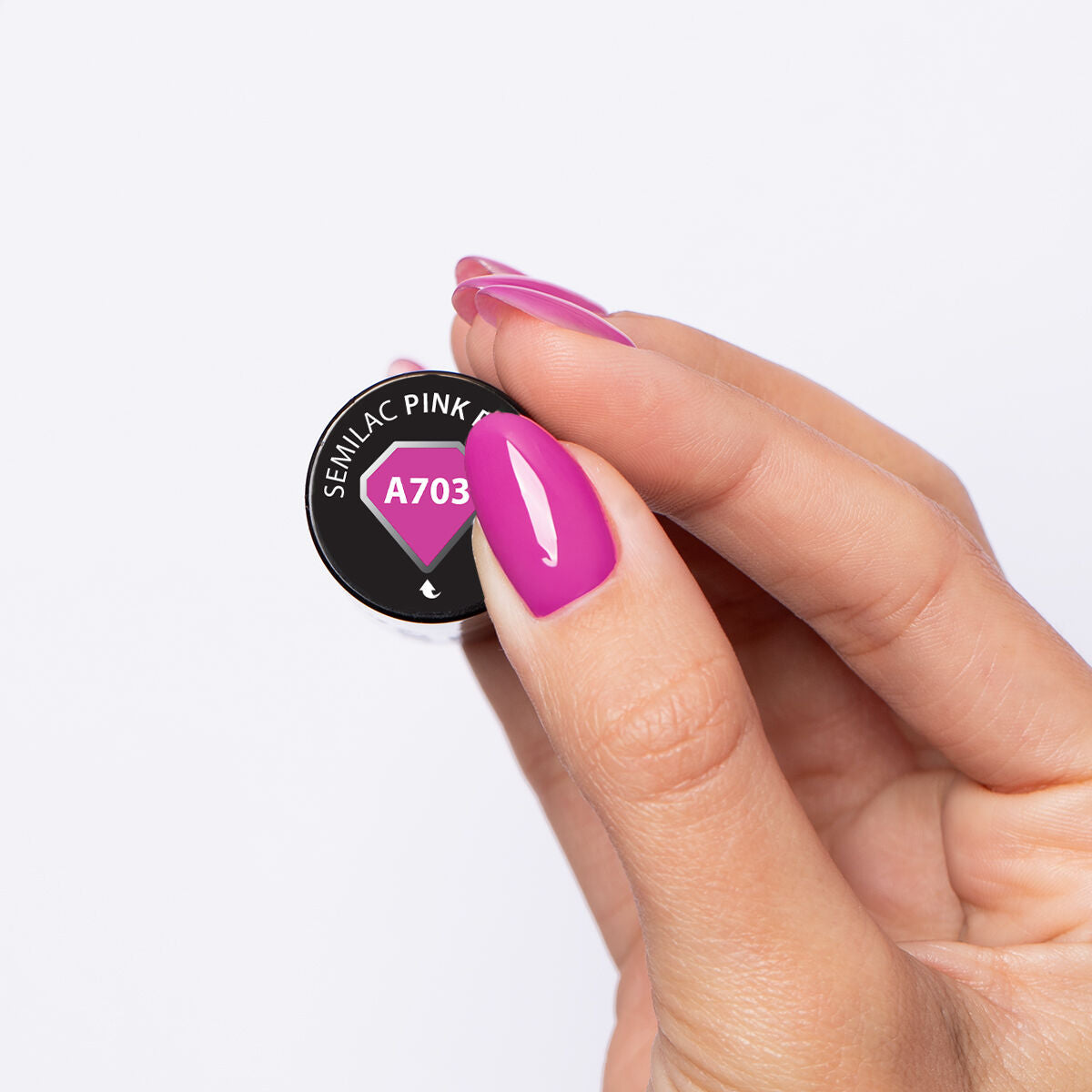 Semilac A703 Pink Power UV Gel Polish