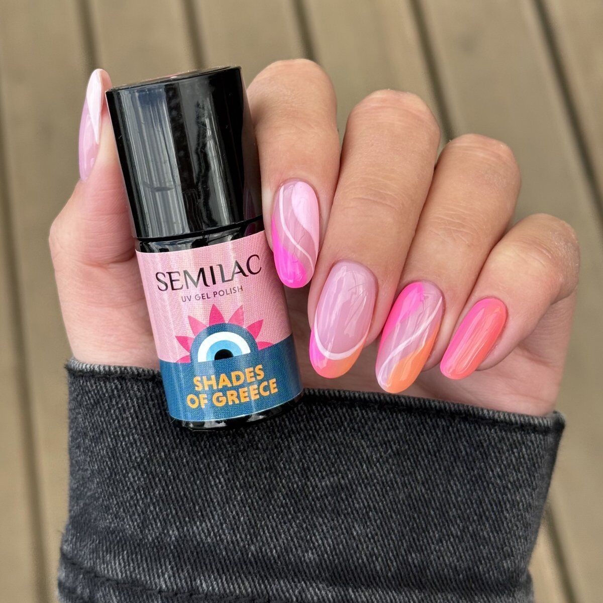 Semilac A707 Island Bloom UV Gel Polish