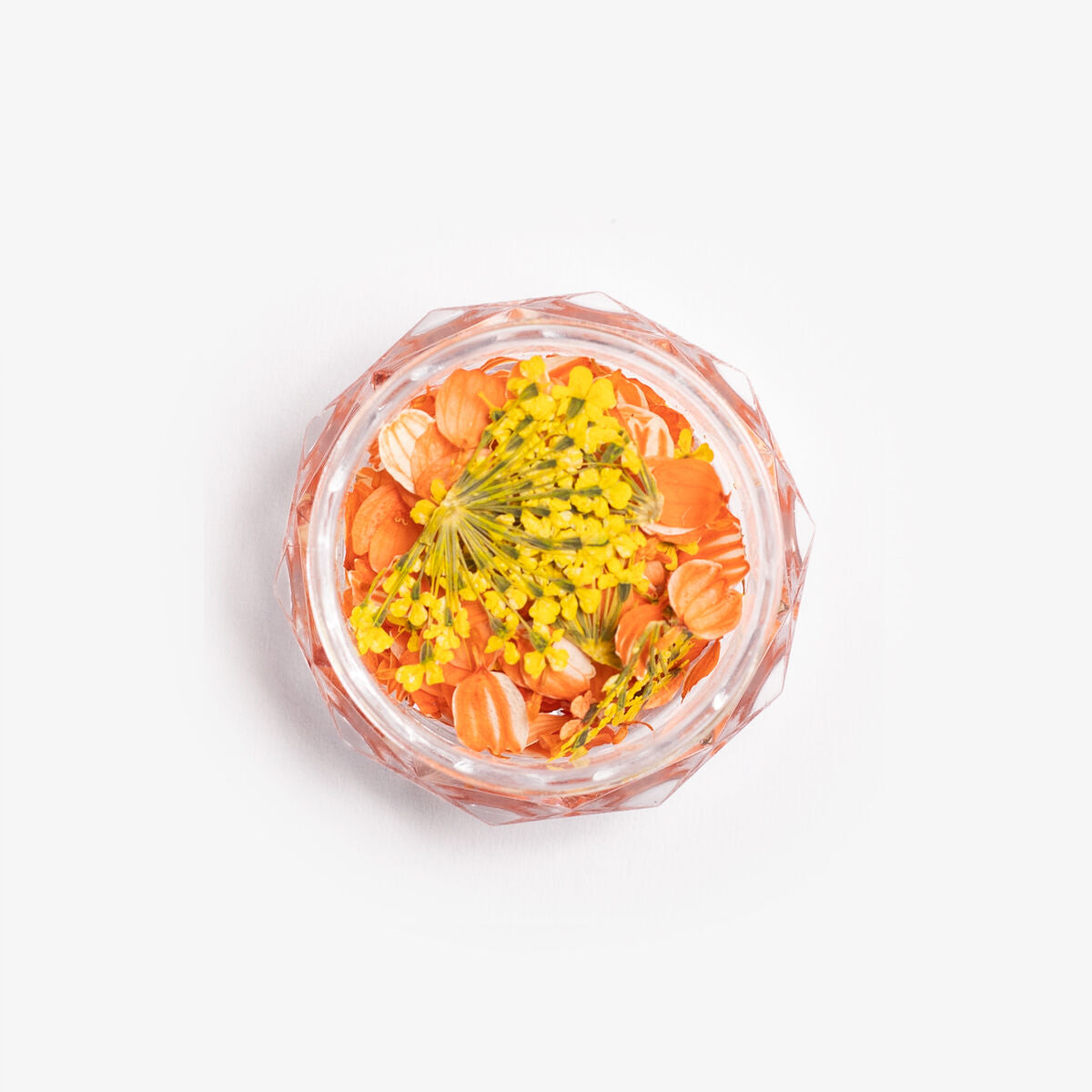 Semilac Flower Flakes Golden Sunset
