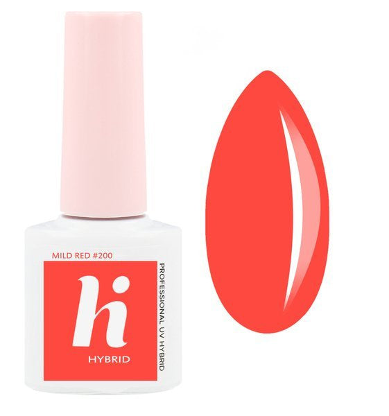 Hi Hybrid 200 Mild Red UV Gel Polish 5ml