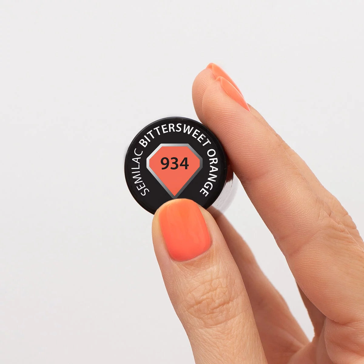 Semilac 934 Bittersweet Orange UV Gel Polish