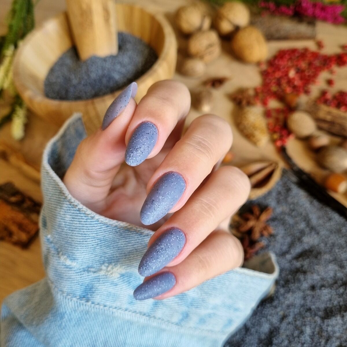 Hi Hybrid 270 Blue Poppy Seed UV Gel Polish 5ml