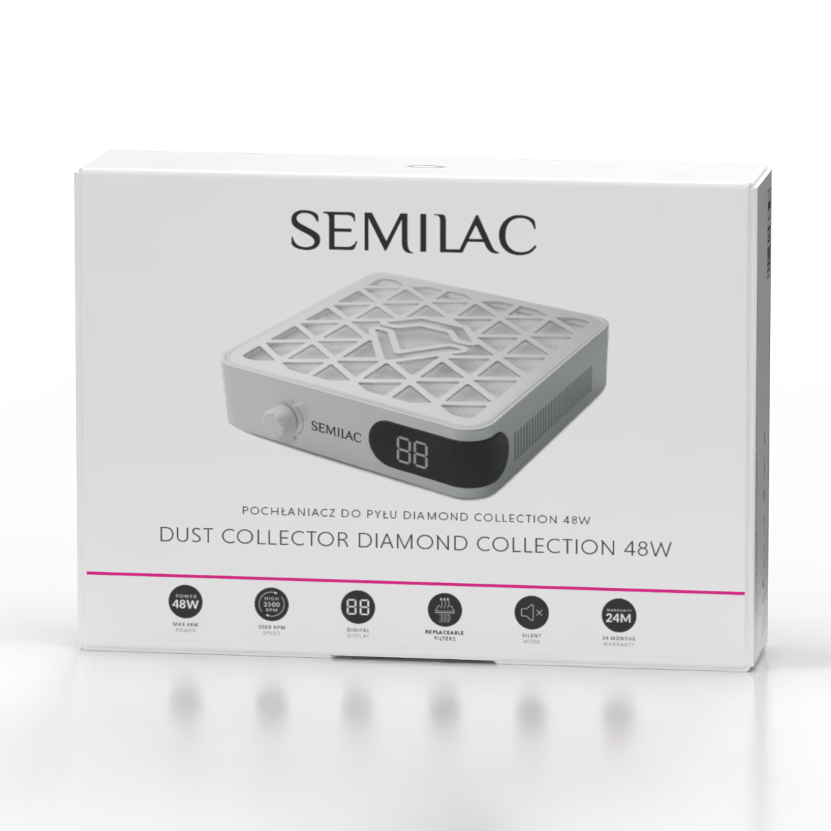 Semilac Dust Collector Diamond Collection 48W