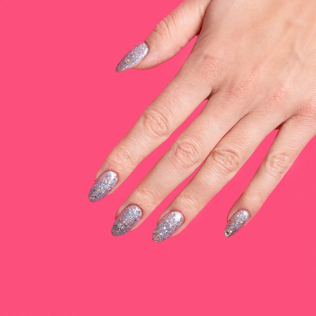 Semilac 460 Silver Fireworks UV Gel Polish