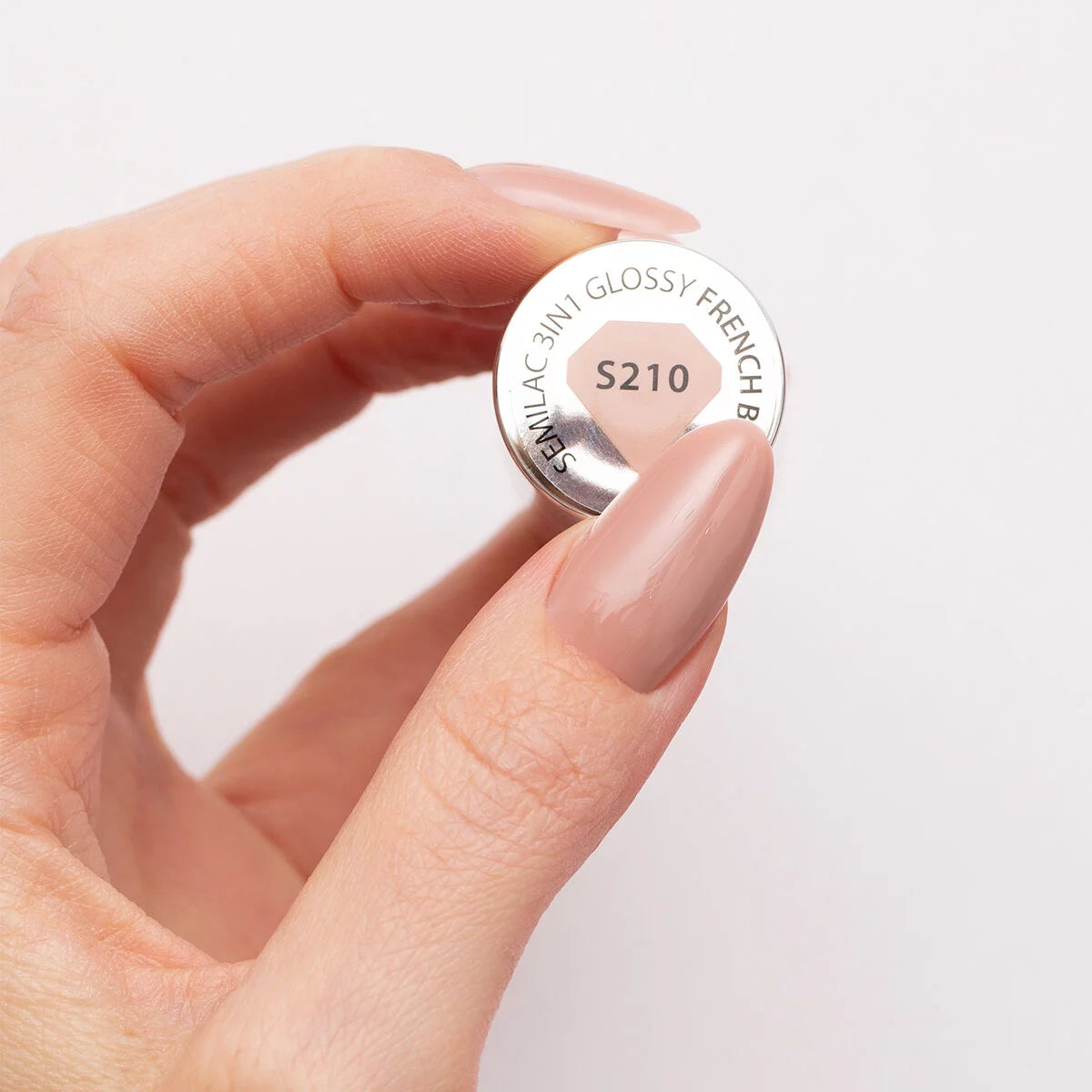 Semilac One Step Gel Polish Bottle S210 French Beige Glossy