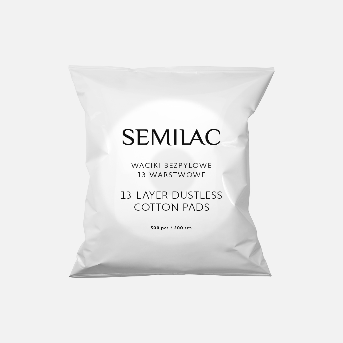 Semilac Cotton Pads Dust Free 500 pieces - Semilac UK