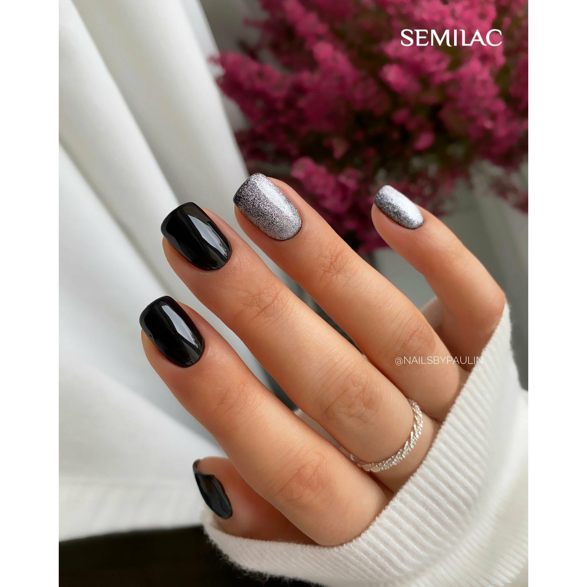 Semilac Cat Eye 334 Silver Lavender UV Gel Polish 7 ml - Semilac UK