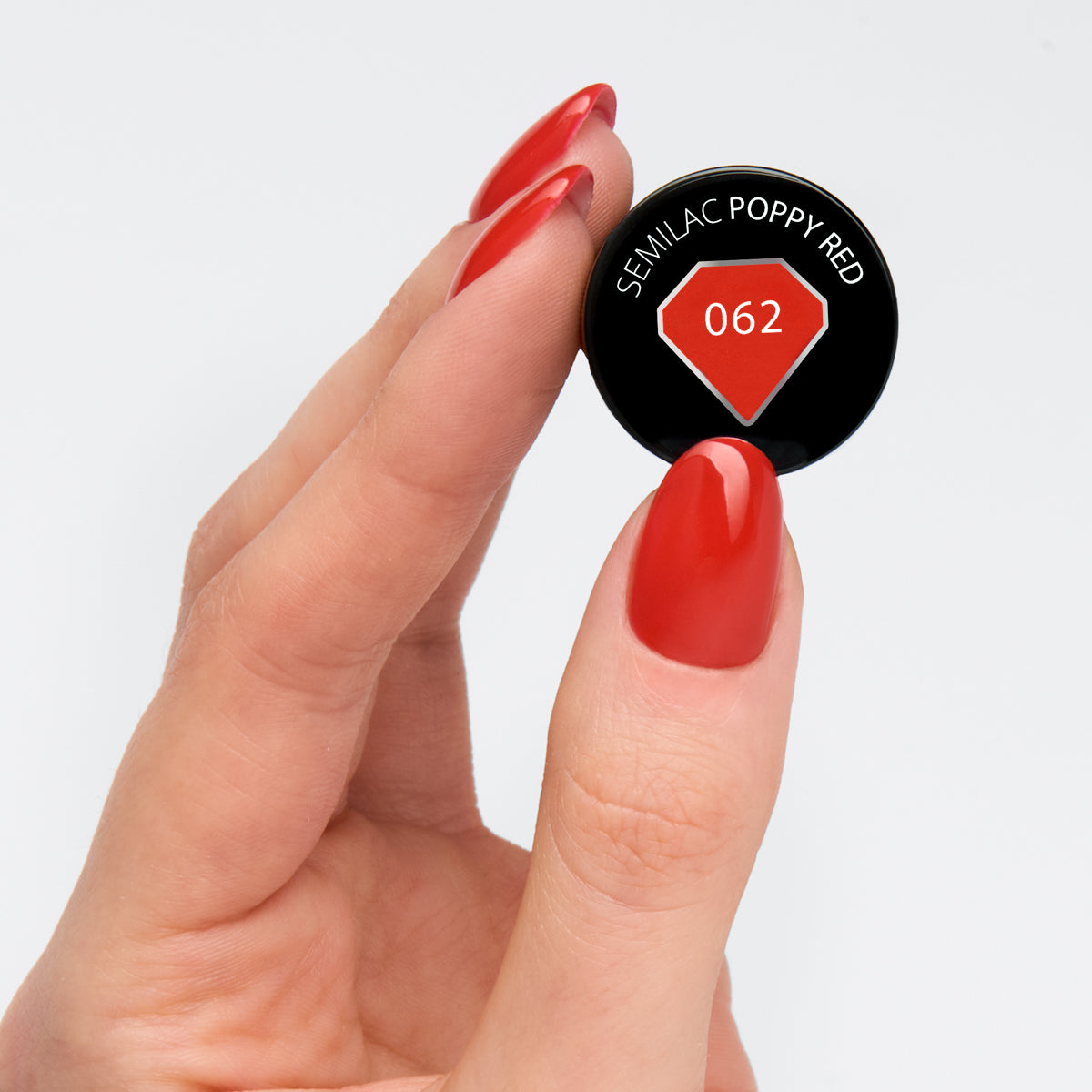 Semilac 062 Poppy Red UV Gel Polish 7ml - Semilac UK