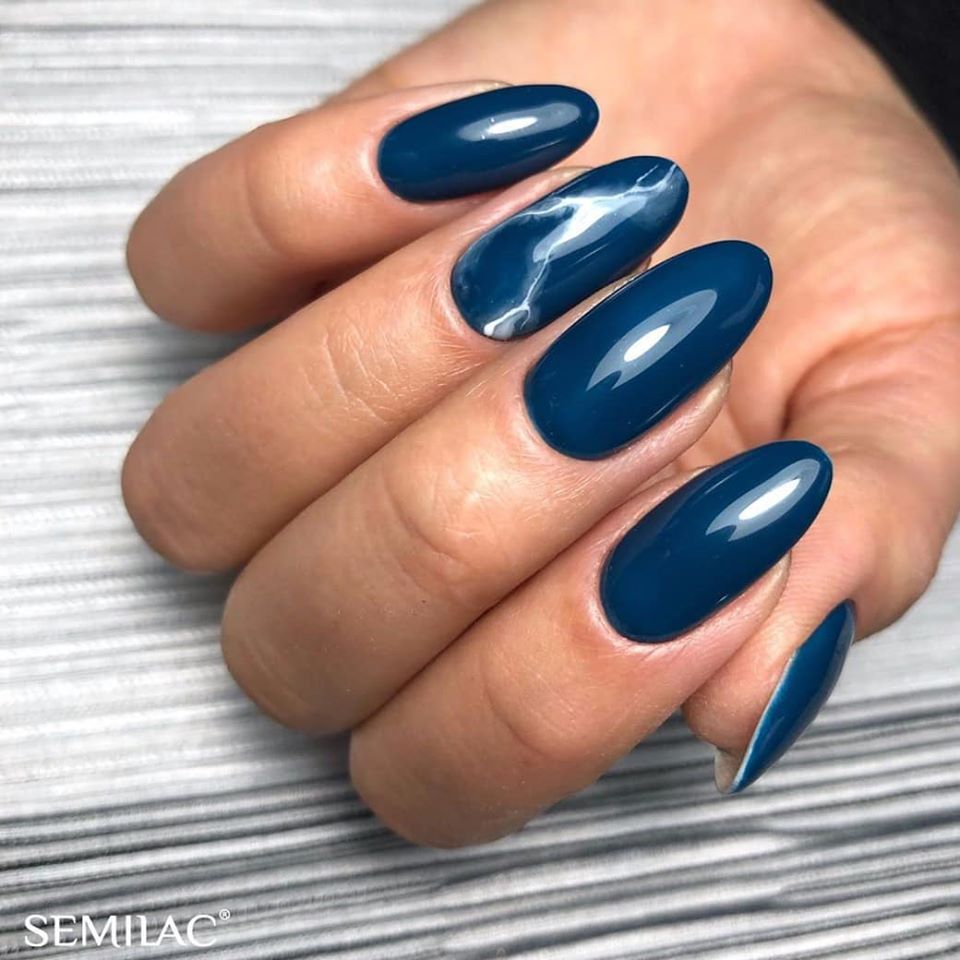 Semilac 074 Prussian Blue UV Gel Polish 7ml - Semilac Shop