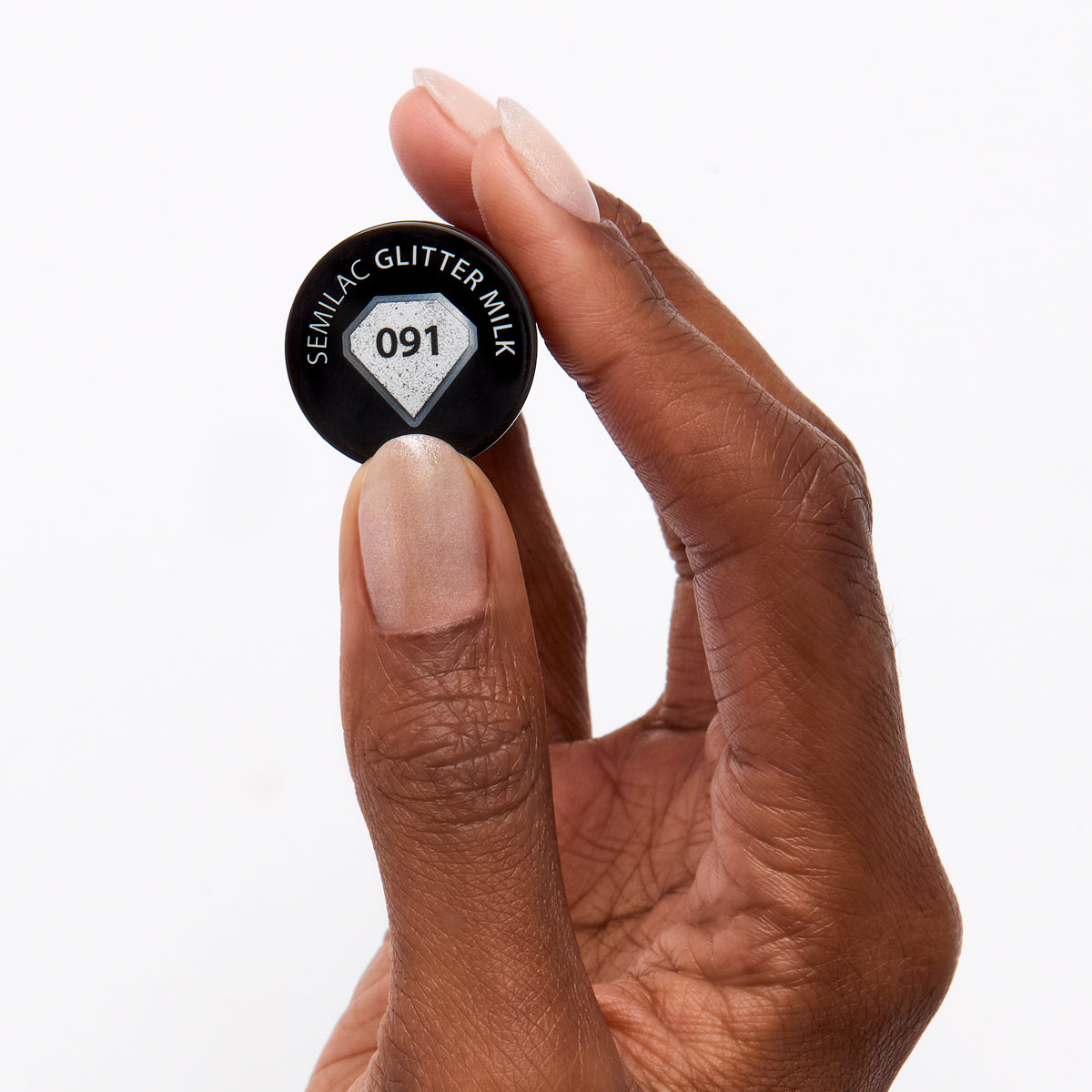 Semilac 091 Glitter Milk UV Gel Polish 7ml - Semilac UK