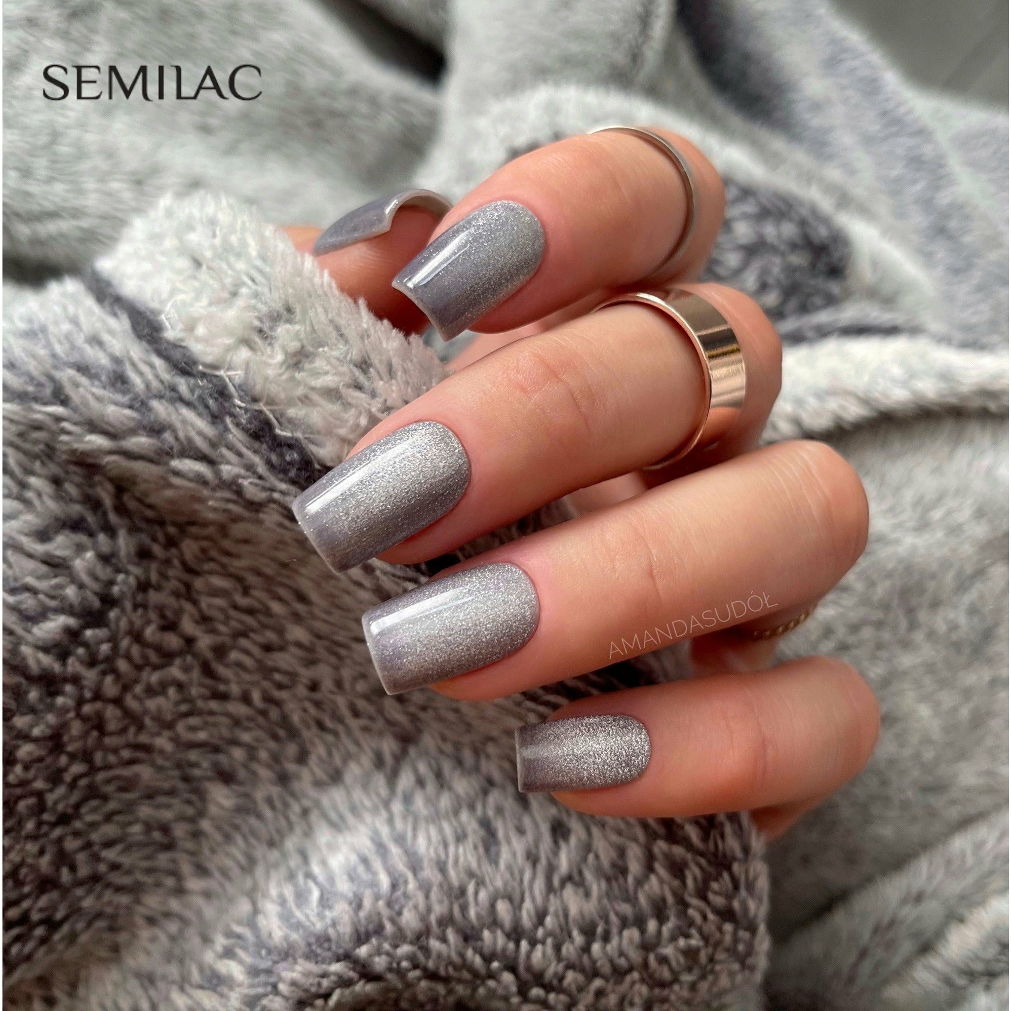 Semilac Cat Eye 334 Silver Lavender UV Gel Polish 7 ml - Semilac UK