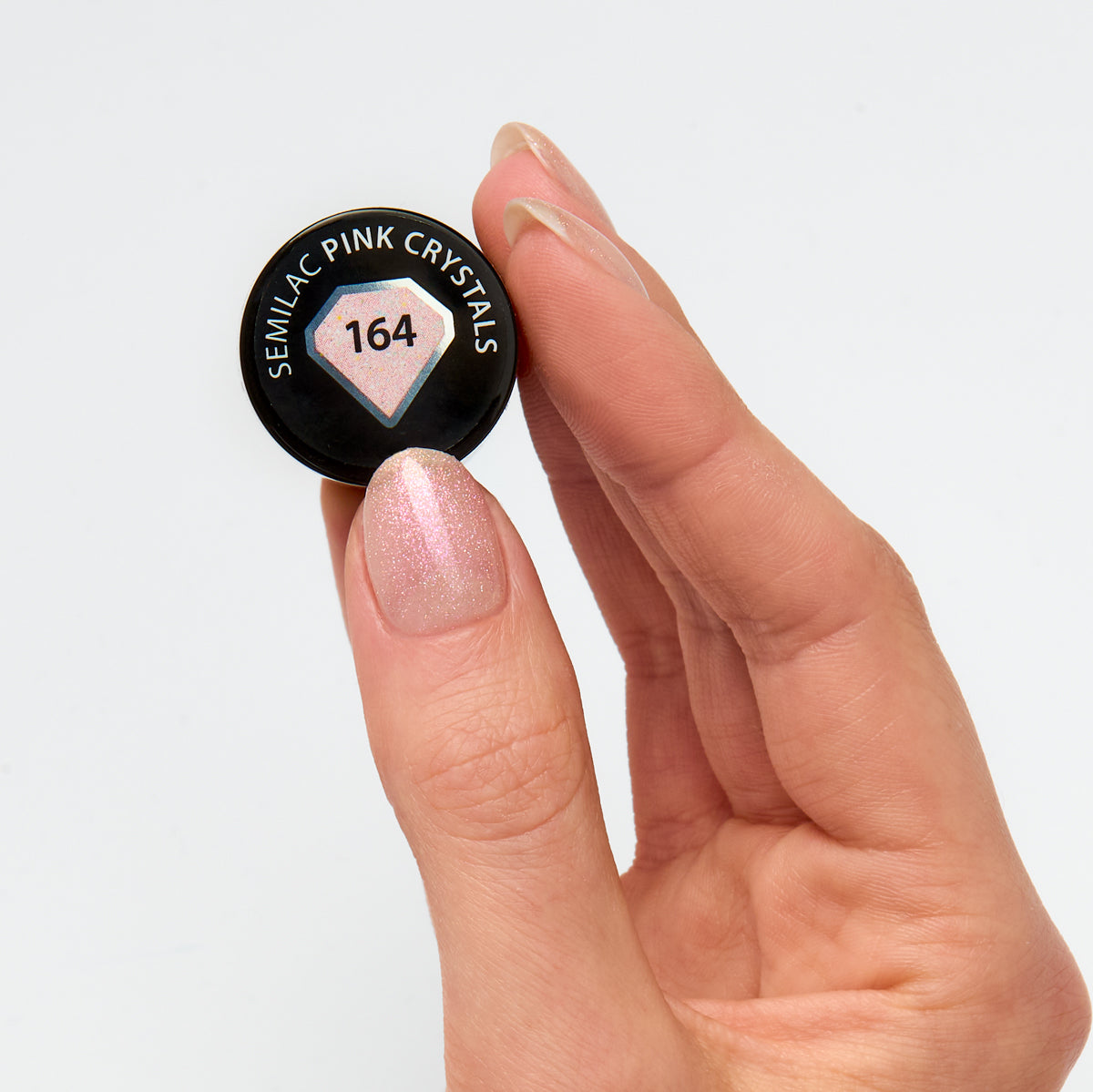 Semilac 164 Pink Crystals UV Gel Polish 7ml - Semilac UK